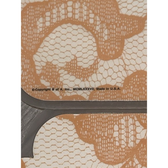 Vintage Reversible Set Of 4 Placemats W/ Carousel Horse‎ Vinyl Made In The USA - Picture 9 of 9